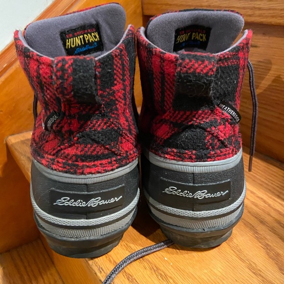 Eddie Bauer plaid ankle boots - Picture 4 of 6